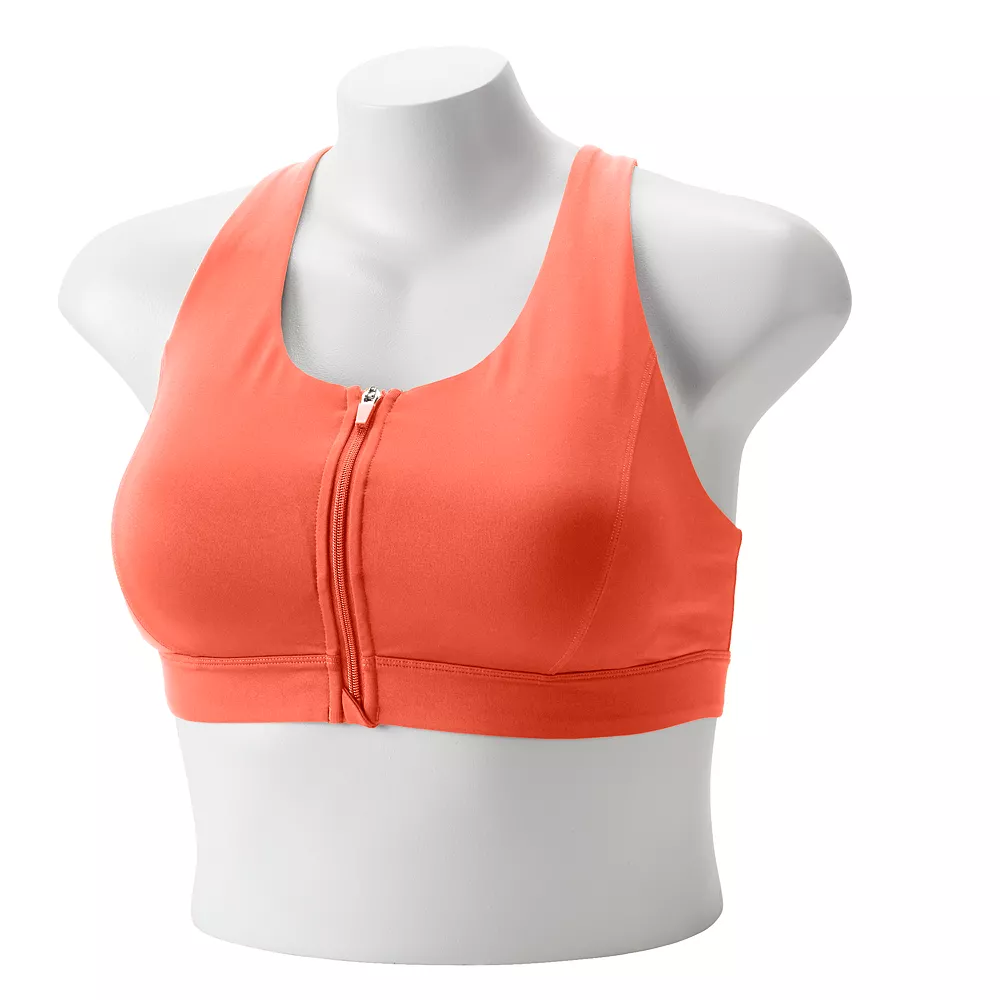 Plus Size Tek Gear® Zip-Front Medium Impact Sports Bra - Image 18