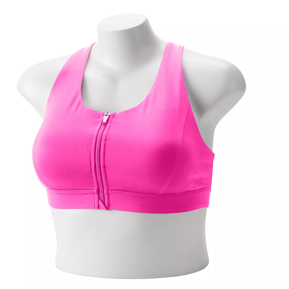 Plus Size Tek Gear® Zip-Front Medium Impact Sports Bra - Image 9