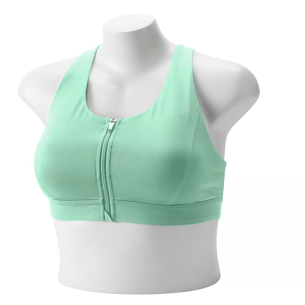 Plus Size Tek Gear® Zip-Front Medium Impact Sports Bra - Image 12