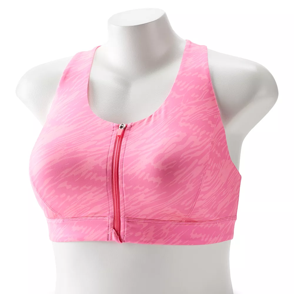 Plus Size Tek Gear® Zip-Front Medium Impact Sports Bra - Image 15