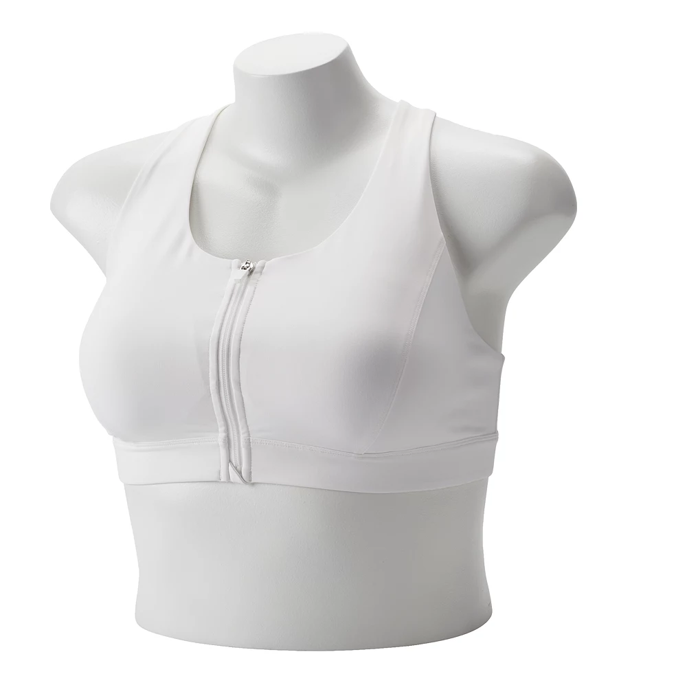 Plus Size Tek Gear® Zip-Front Medium Impact Sports Bra - Image 2