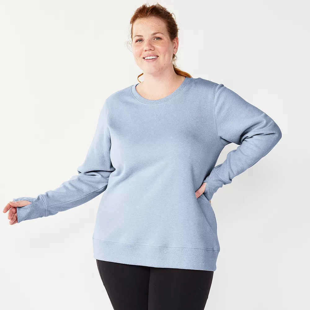 Plus Size Tek Gear® Ultrasoft Fleece Crewneck Sweatshirt - Image 55