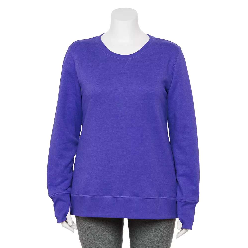 Plus Size Tek Gear® Ultrasoft Fleece Crewneck Sweatshirt - Image 26