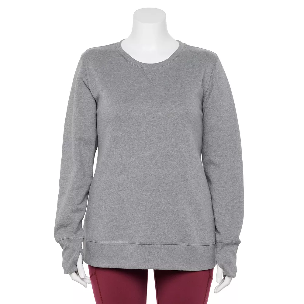 Plus Size Tek Gear® Ultrasoft Fleece Crewneck Sweatshirt - Image 7