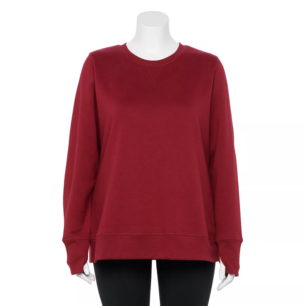 Plus Size Tek Gear® Ultrasoft Fleece Crewneck Sweatshirt - Image 16