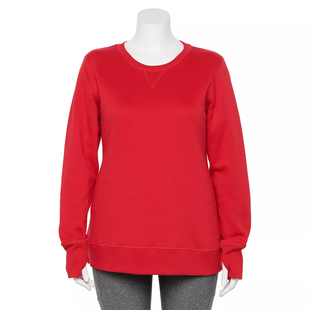 Plus Size Tek Gear® Ultrasoft Fleece Crewneck Sweatshirt - Image 24