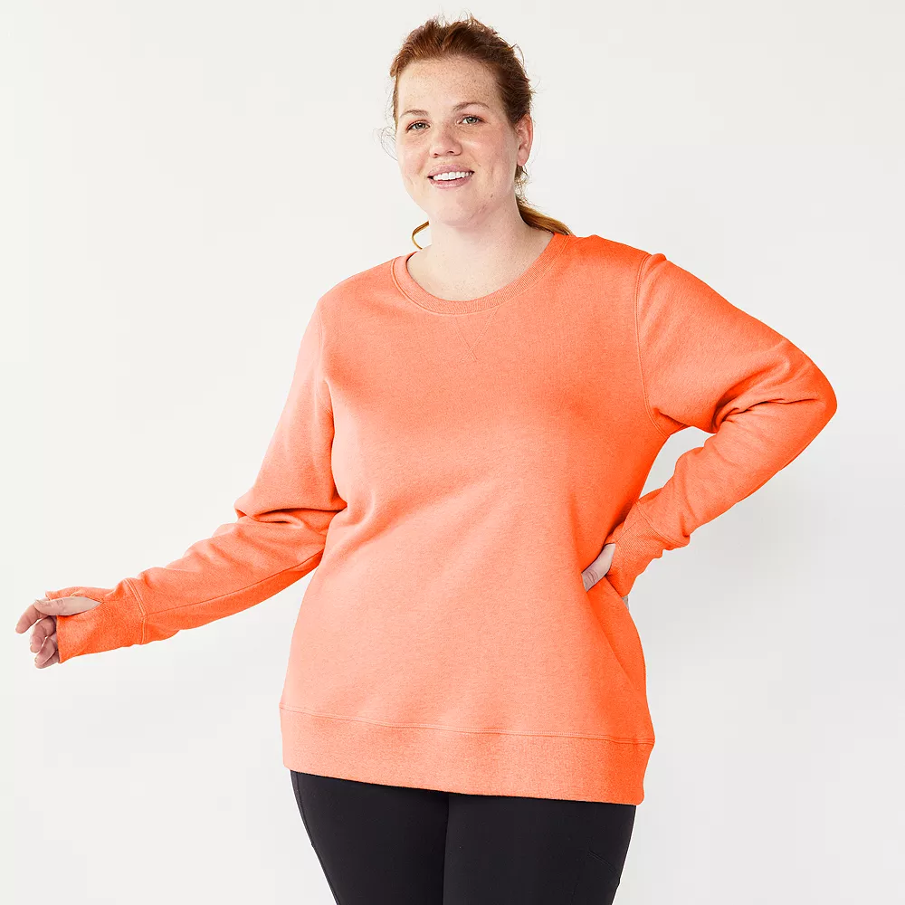 Plus Size Tek Gear® Ultrasoft Fleece Crewneck Sweatshirt - Image 51