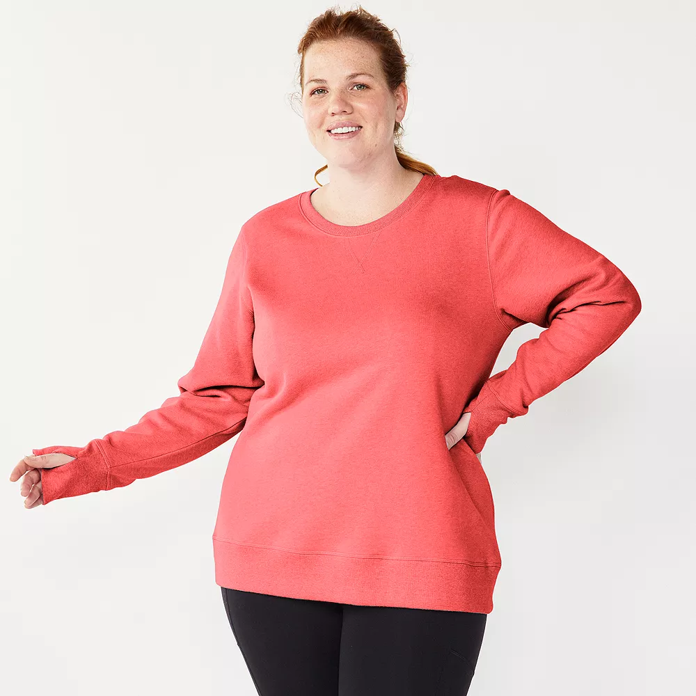 Plus Size Tek Gear® Ultrasoft Fleece Crewneck Sweatshirt - Image 50