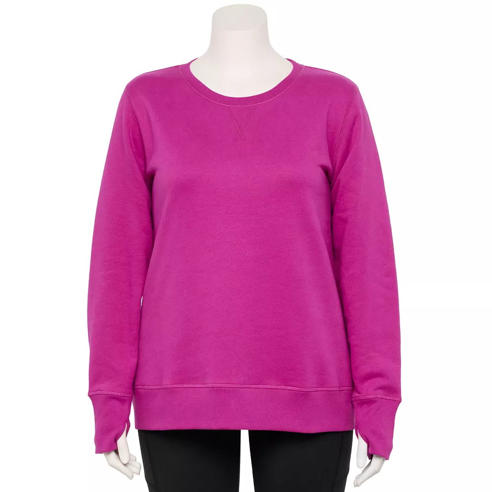 Plus Size Tek Gear® Ultrasoft Fleece Crewneck Sweatshirt - Image 47