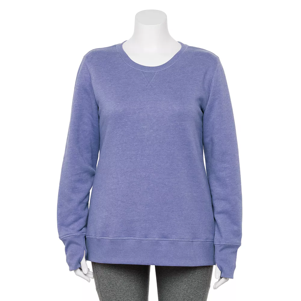 Plus Size Tek Gear® Ultrasoft Fleece Crewneck Sweatshirt - Image 43
