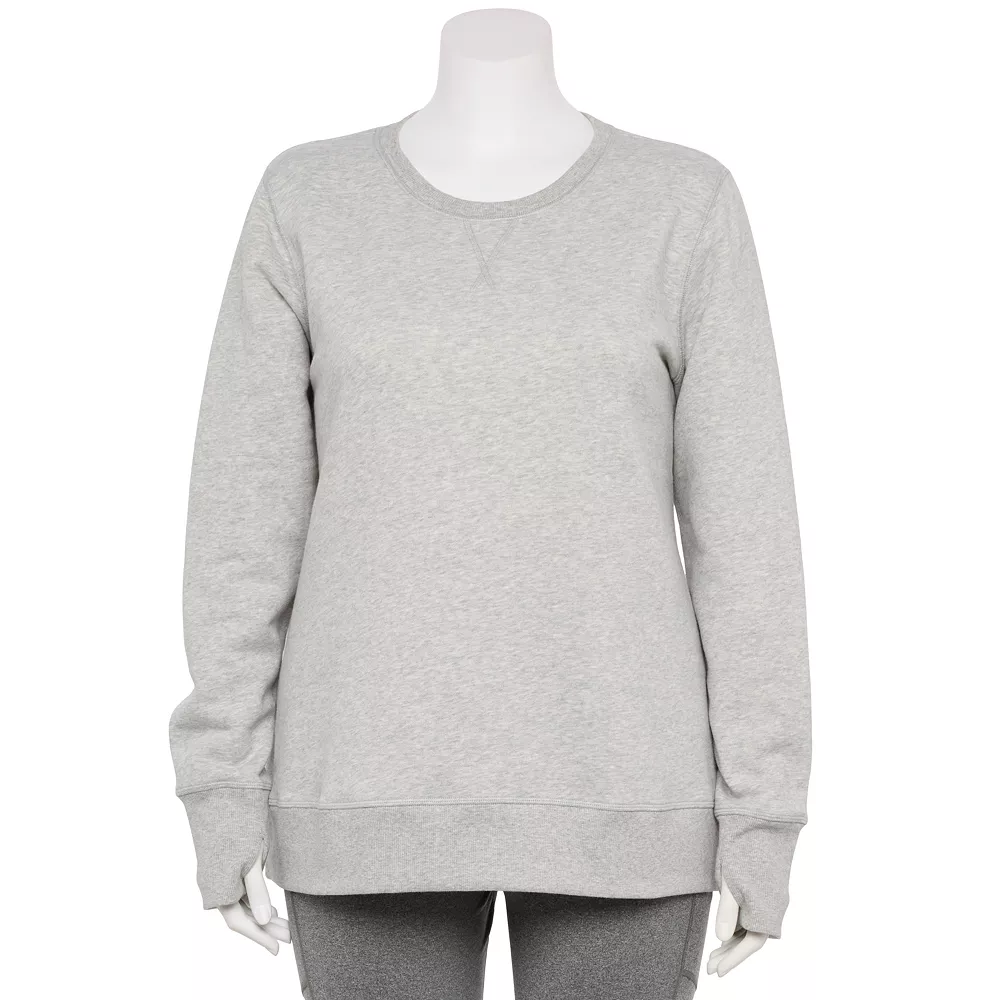 Plus Size Tek Gear® Ultrasoft Fleece Crewneck Sweatshirt - Image 58