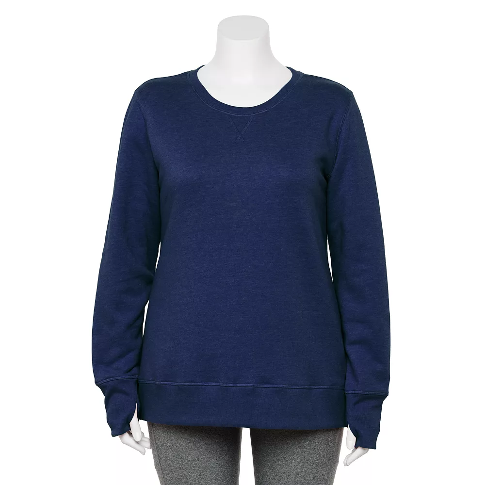 Plus Size Tek Gear® Ultrasoft Fleece Crewneck Sweatshirt - Image 14