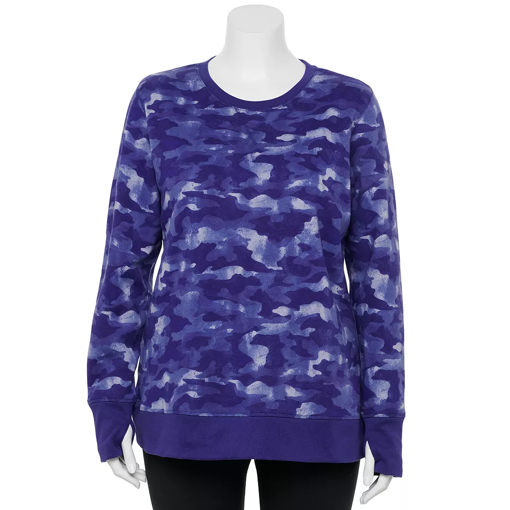 Plus Size Tek Gear® Ultrasoft Fleece Crewneck Sweatshirt - Image 35