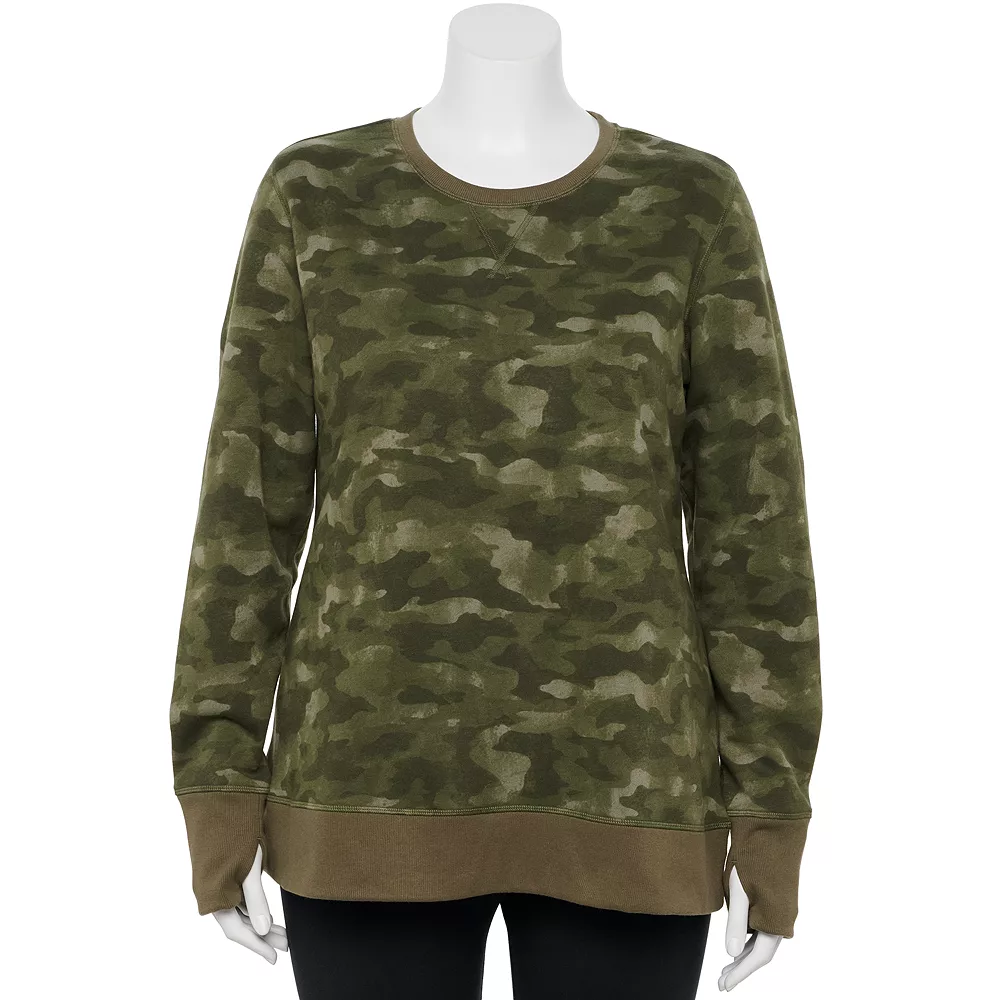 Plus Size Tek Gear® Ultrasoft Fleece Crewneck Sweatshirt - Image 19