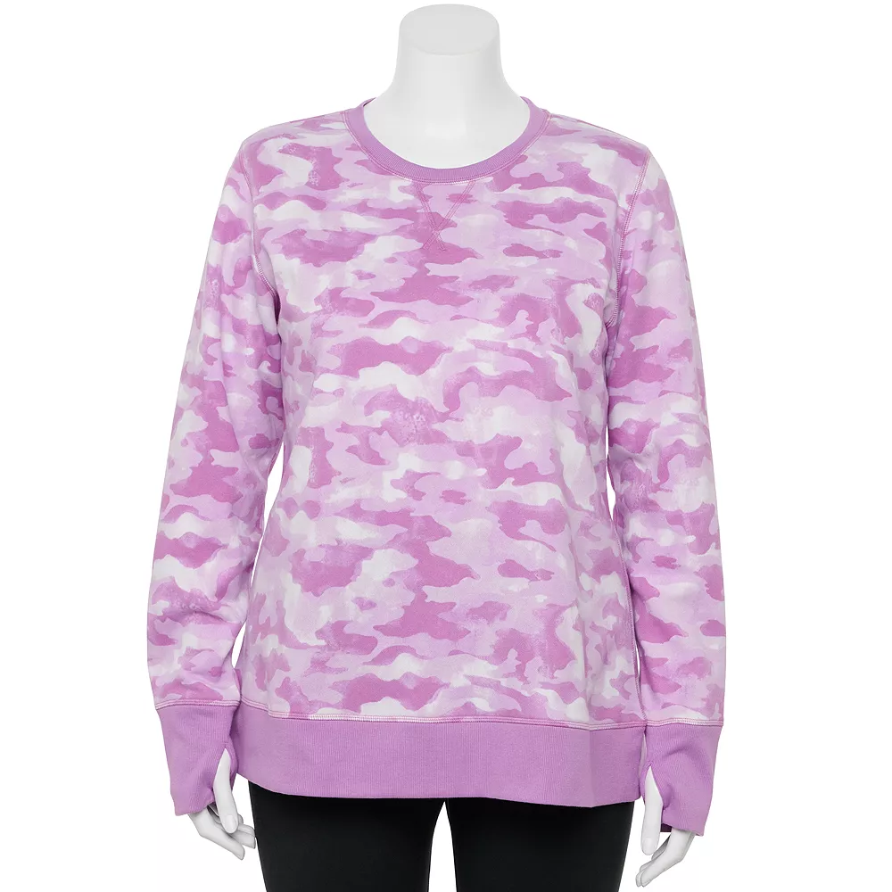 Plus Size Tek Gear® Ultrasoft Fleece Crewneck Sweatshirt - Image 32