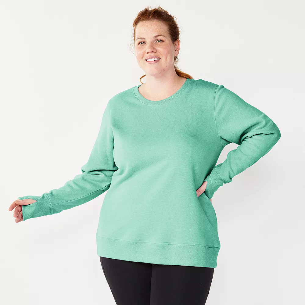 Plus Size Tek Gear® Ultrasoft Fleece Crewneck Sweatshirt - Image 48