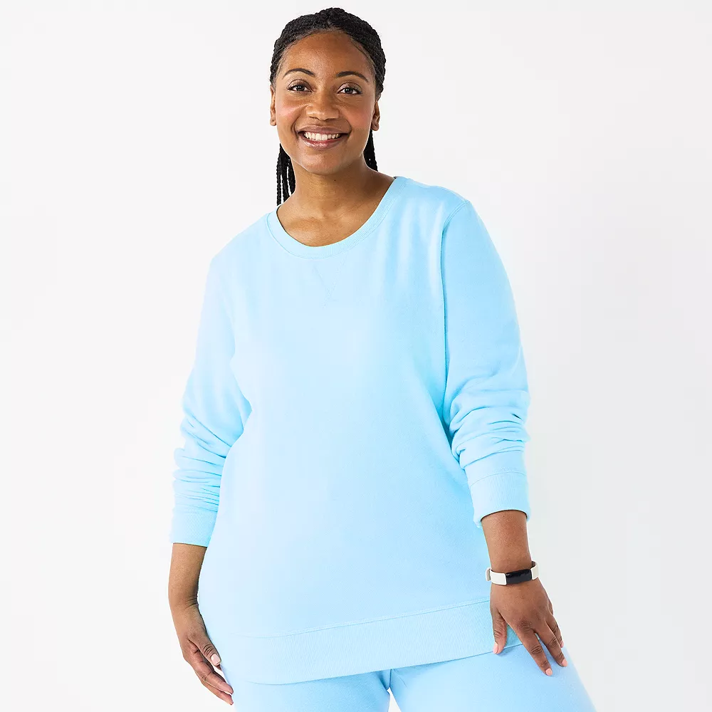 Plus Size Tek Gear® Ultrasoft Fleece Crewneck Sweatshirt - Image 44