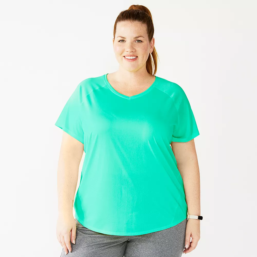 Plus Size Tek Gear® Performance Core V-Neck Tee - Image 37