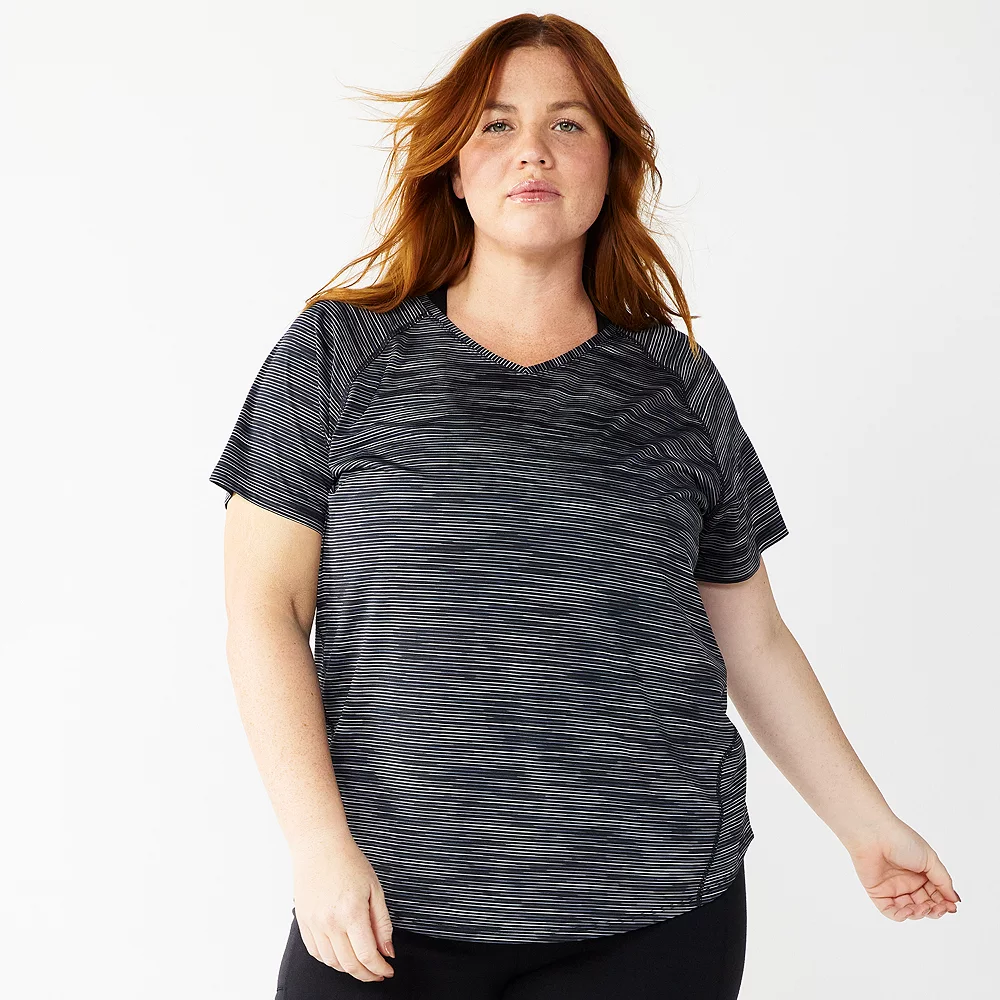Plus Size Tek Gear® Performance Core V-Neck Tee - Image 30