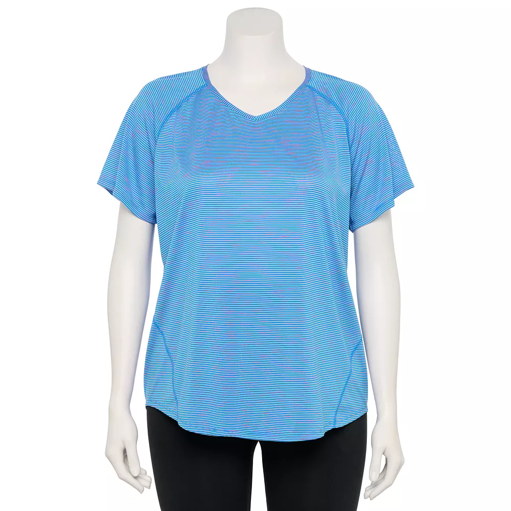 Plus Size Tek Gear® Performance Core V-Neck Tee - Image 4
