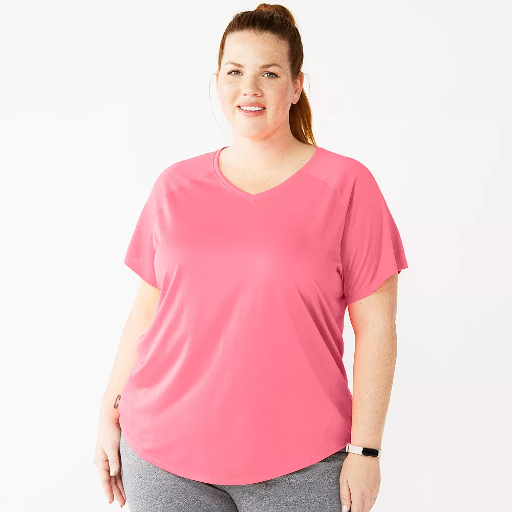 Plus Size Tek Gear® Performance Core V-Neck Tee - Image 40
