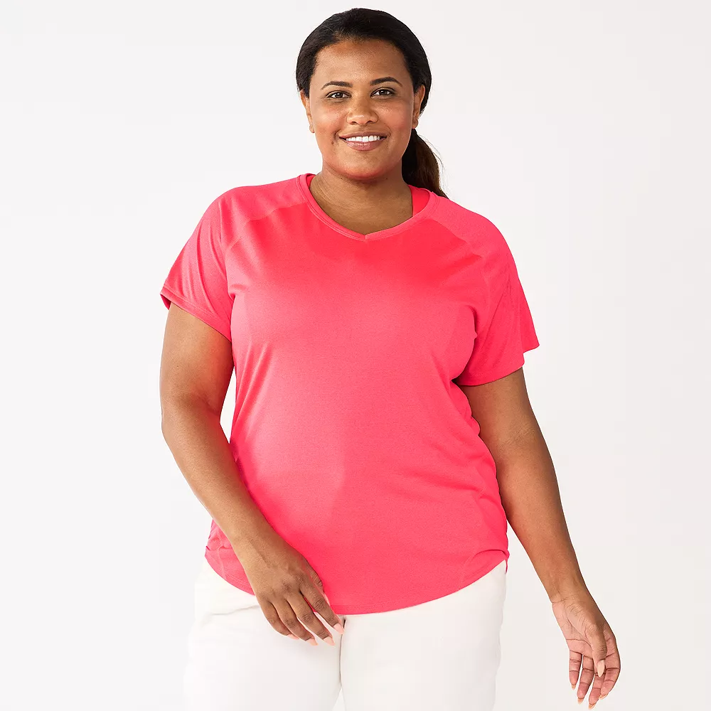 Plus Size Tek Gear® Performance Core V-Neck Tee - Image 11