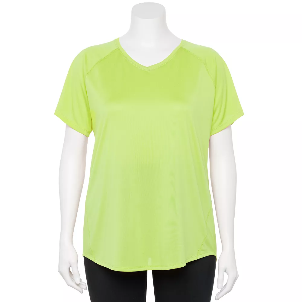 Plus Size Tek Gear® Performance Core V-Neck Tee