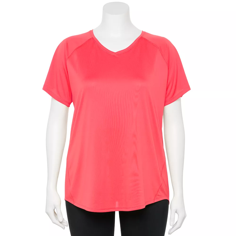 Plus Size Tek Gear® Performance Core V-Neck Tee - Image 7