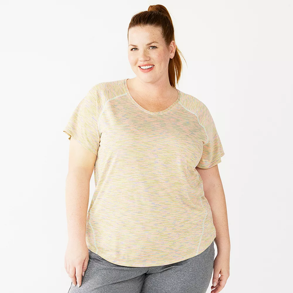 Plus Size Tek Gear® Performance Core V-Neck Tee - Image 28