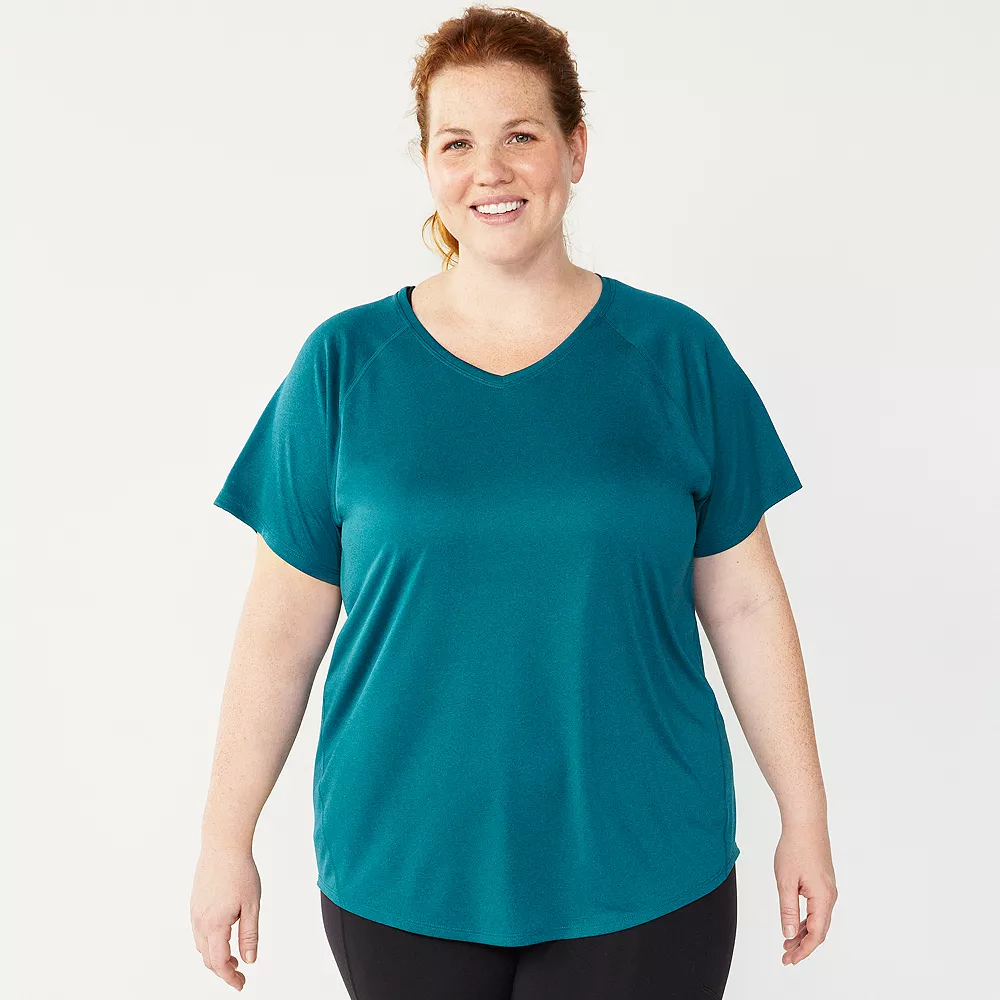 Plus Size Tek Gear® Performance Core V-Neck Tee - Image 35