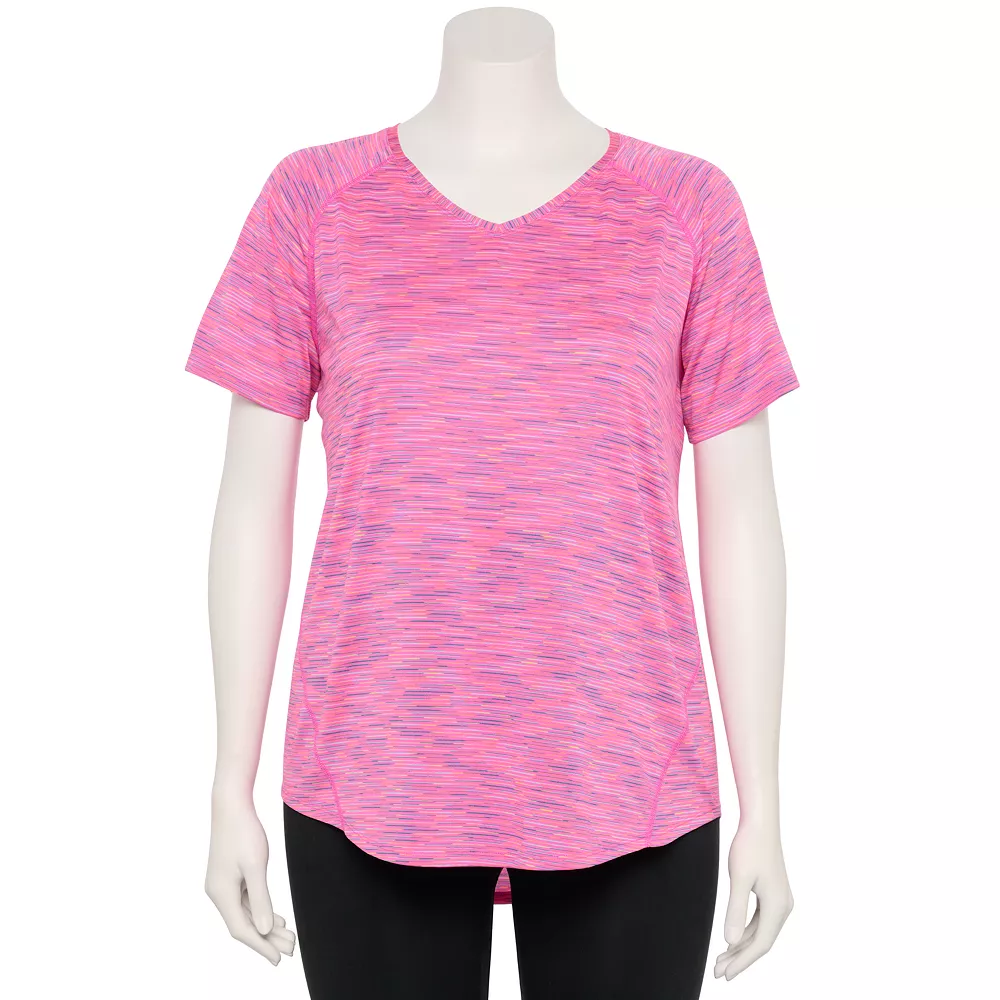 Plus Size Tek Gear® Performance Core V-Neck Tee - Image 3