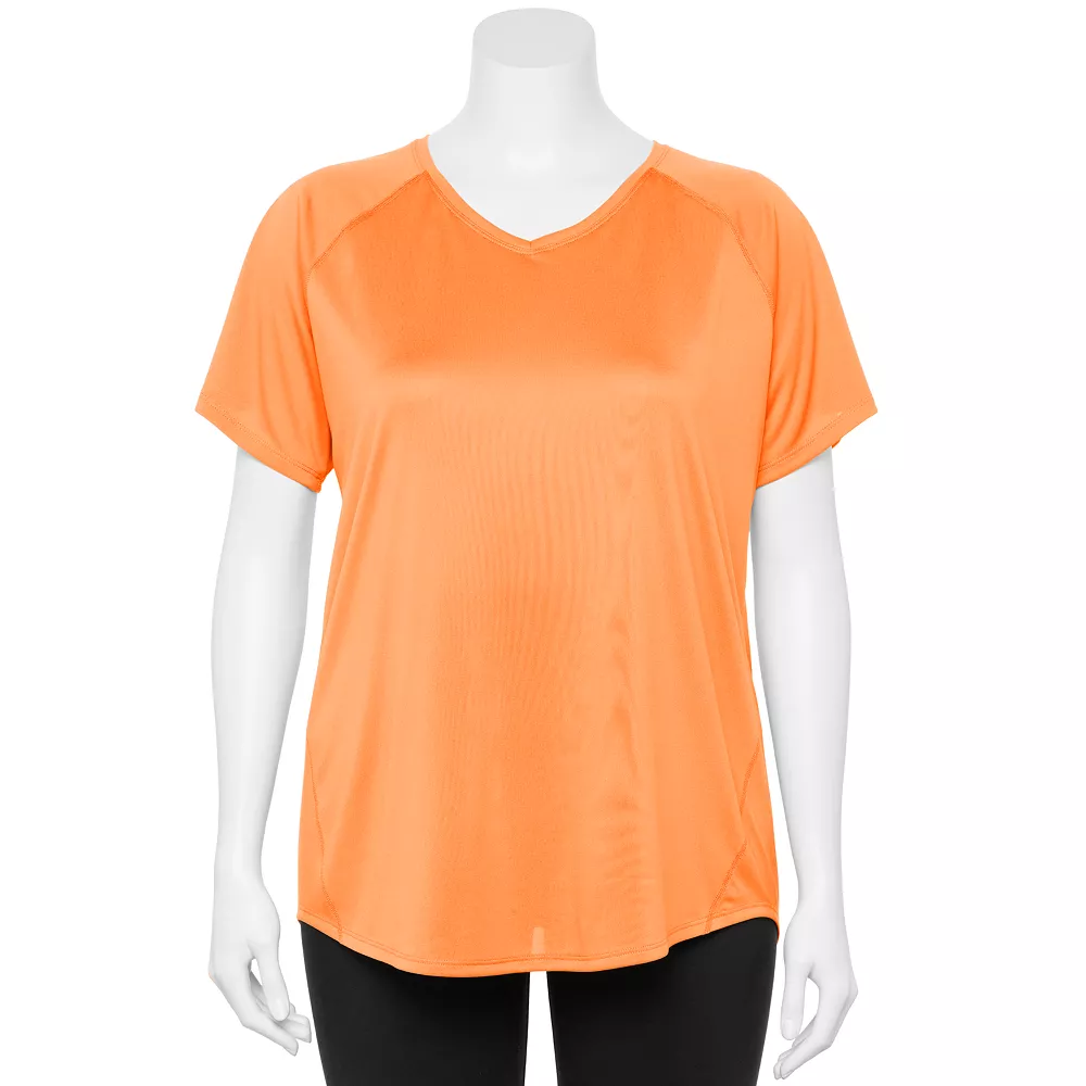 Plus Size Tek Gear® Performance Core V-Neck Tee - Image 5