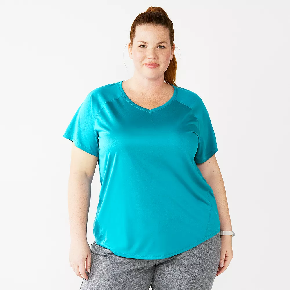 Plus Size Tek Gear® Performance Core V-Neck Tee - Image 29