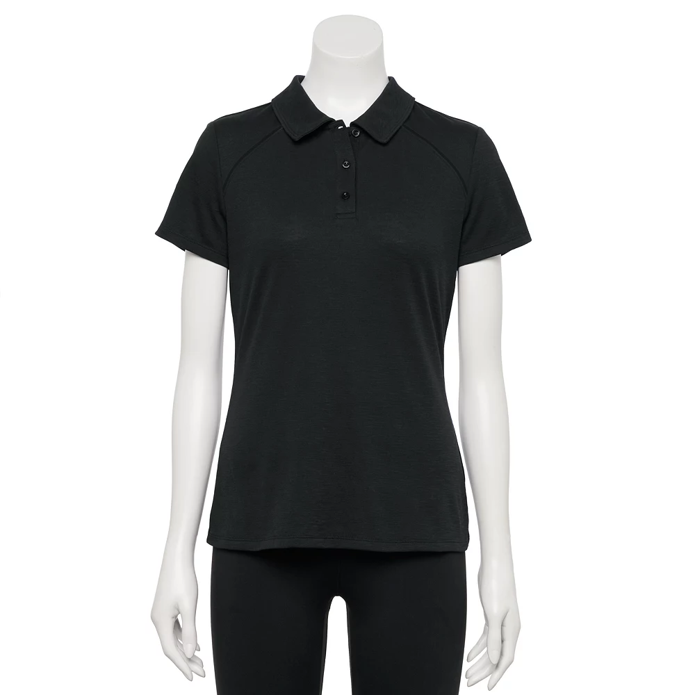 Women's Tek Gear® Button Placket Golf Polo - Image 2