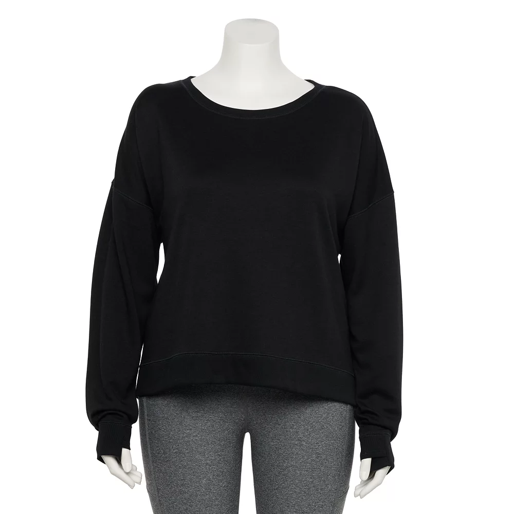 Plus Size Tek Gear® Crewneck Fleece Sweatshirt - Image 6