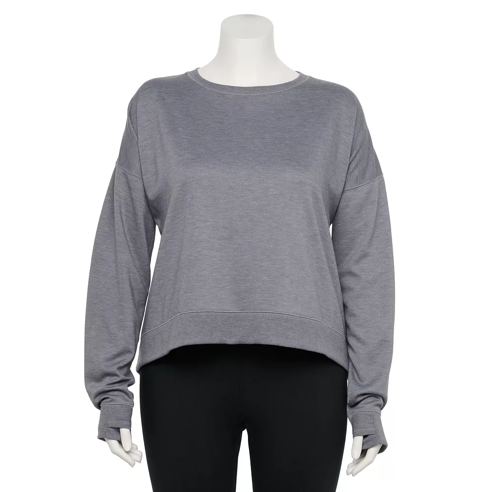 Plus Size Tek Gear® Crewneck Fleece Sweatshirt - Image 7