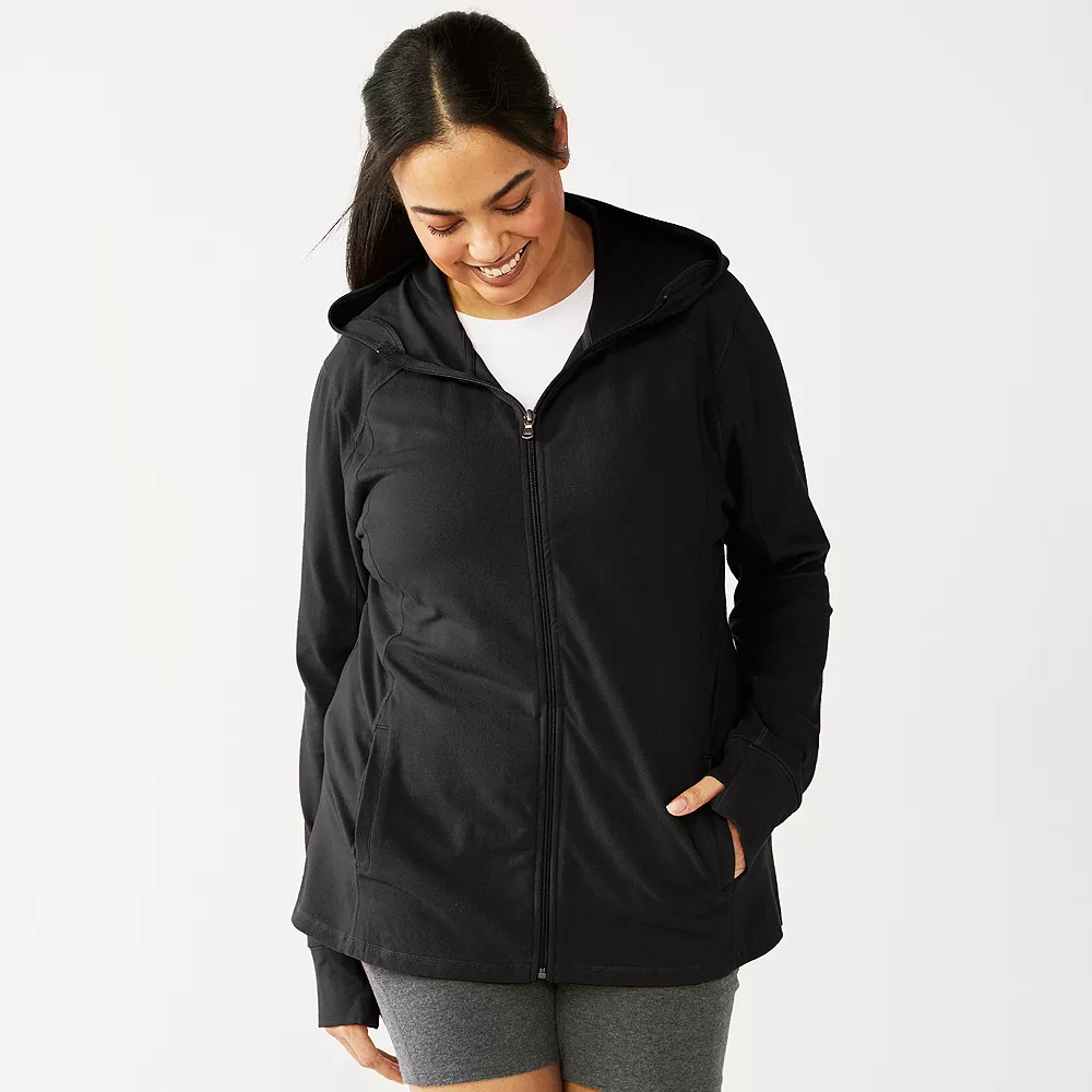 Plus Size Tek Gear® Essential Hooded Jacket - Image 4