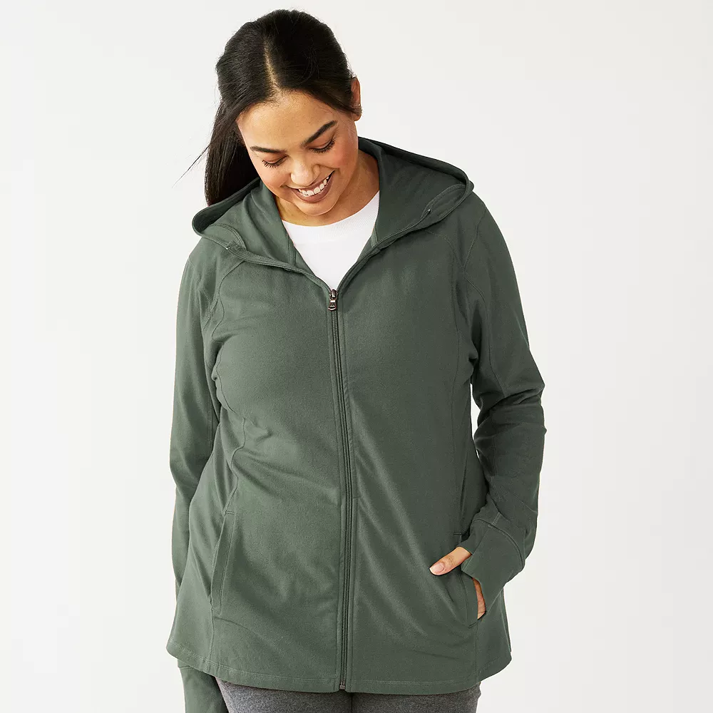 Plus Size Tek Gear® Essential Hooded Jacket - Image 9