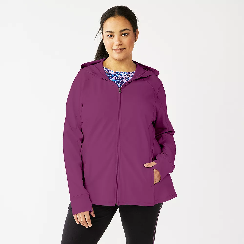 Plus Size Tek Gear® Essential Hooded Jacket - Image 13