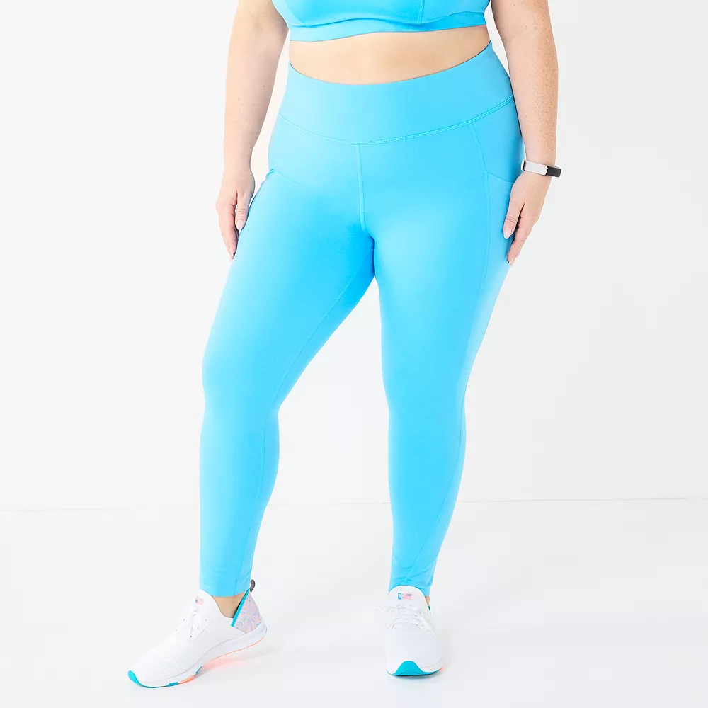 Plus Size Tek Gear® Core High-Waisted Running Leggings - Image 2