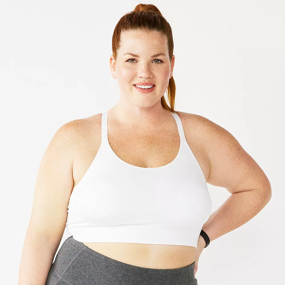 Plus Size Tek Gear® Seamless Low-Impact Sports Bra - Image 6