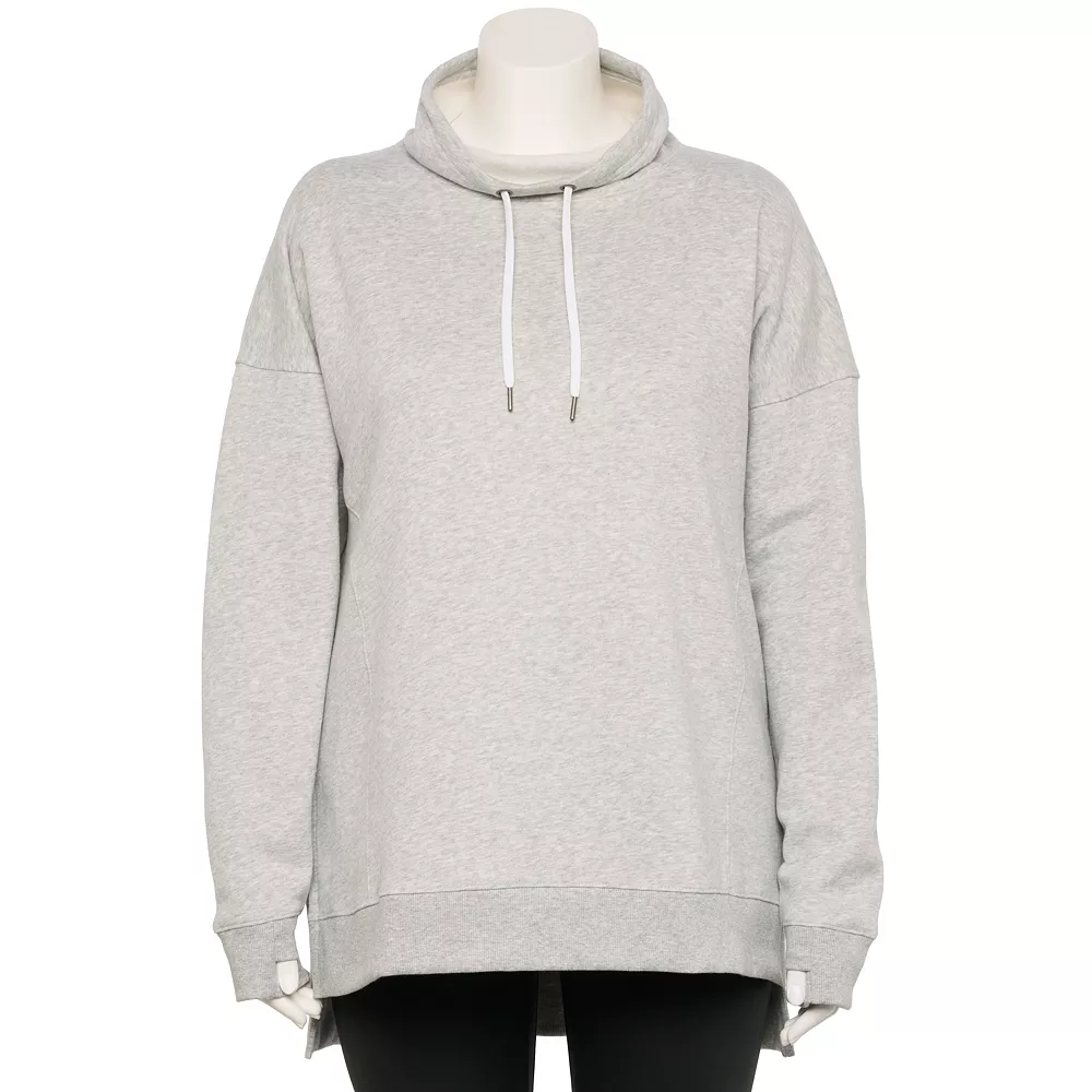 Plus Size Tek Gear® Ultrasoft Fleece Cowlneck Tunic - Image 3