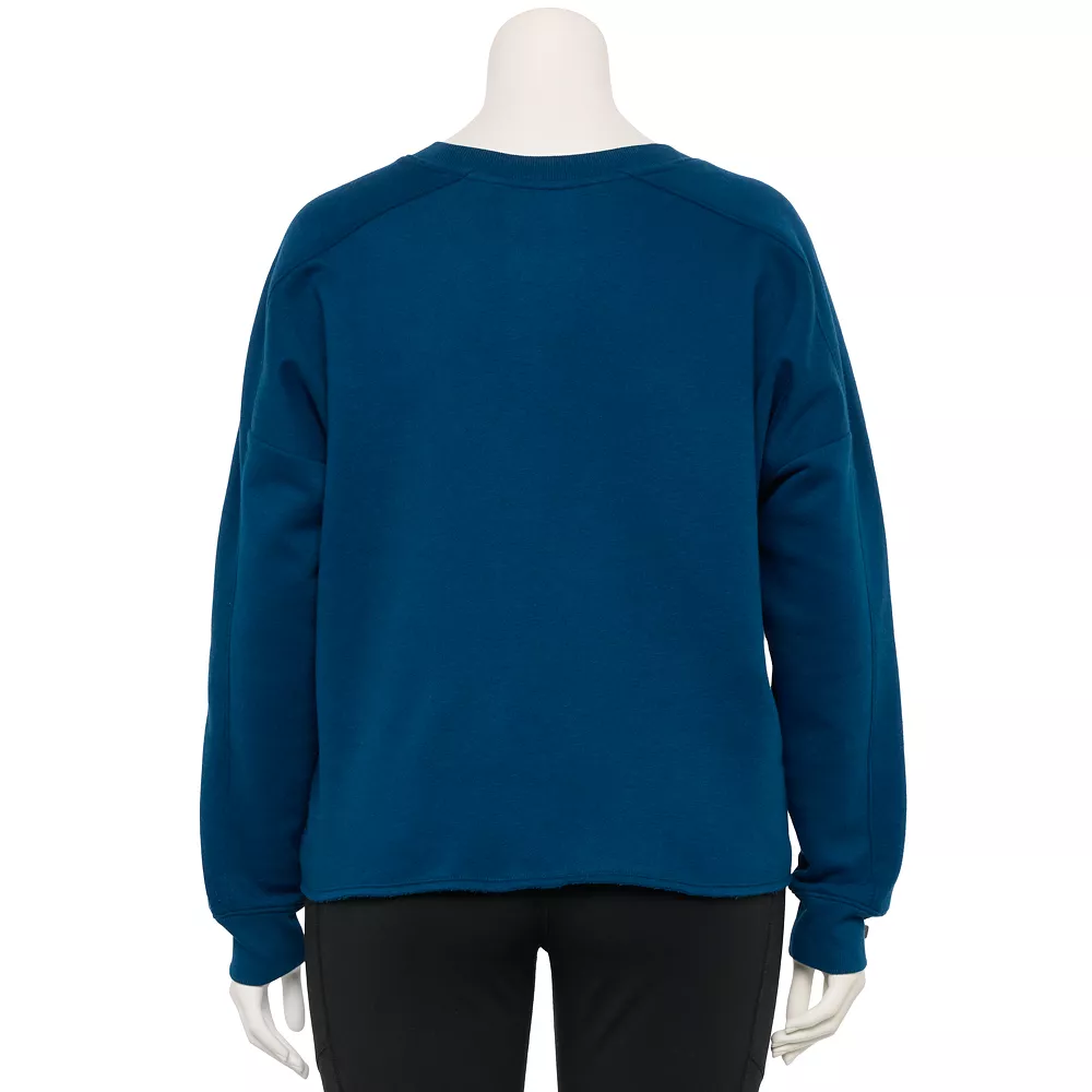 Plus Size Tek Gear® Easy Ultrasoft Fleece Crewneck Sweatshirt - Image 6