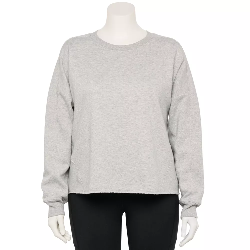 Plus Size Tek Gear® Easy Ultrasoft Fleece Crewneck Sweatshirt - Image 3