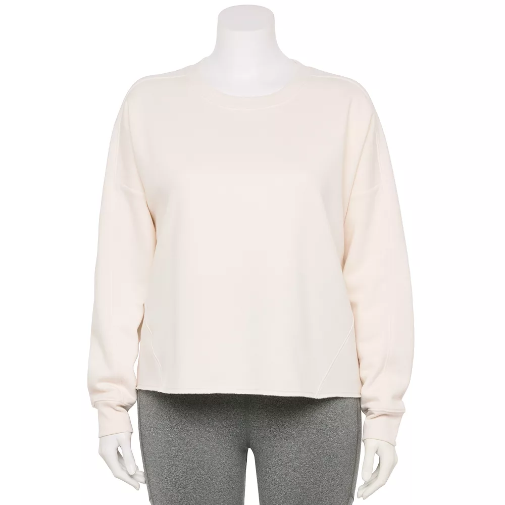 Plus Size Tek Gear® Easy Ultrasoft Fleece Crewneck Sweatshirt - Image 2