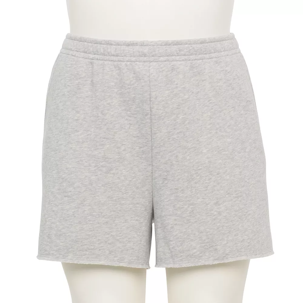 Plus Size Tek Gear® Ultrasoft Fleece Raw-Hem Shorts - Image 5