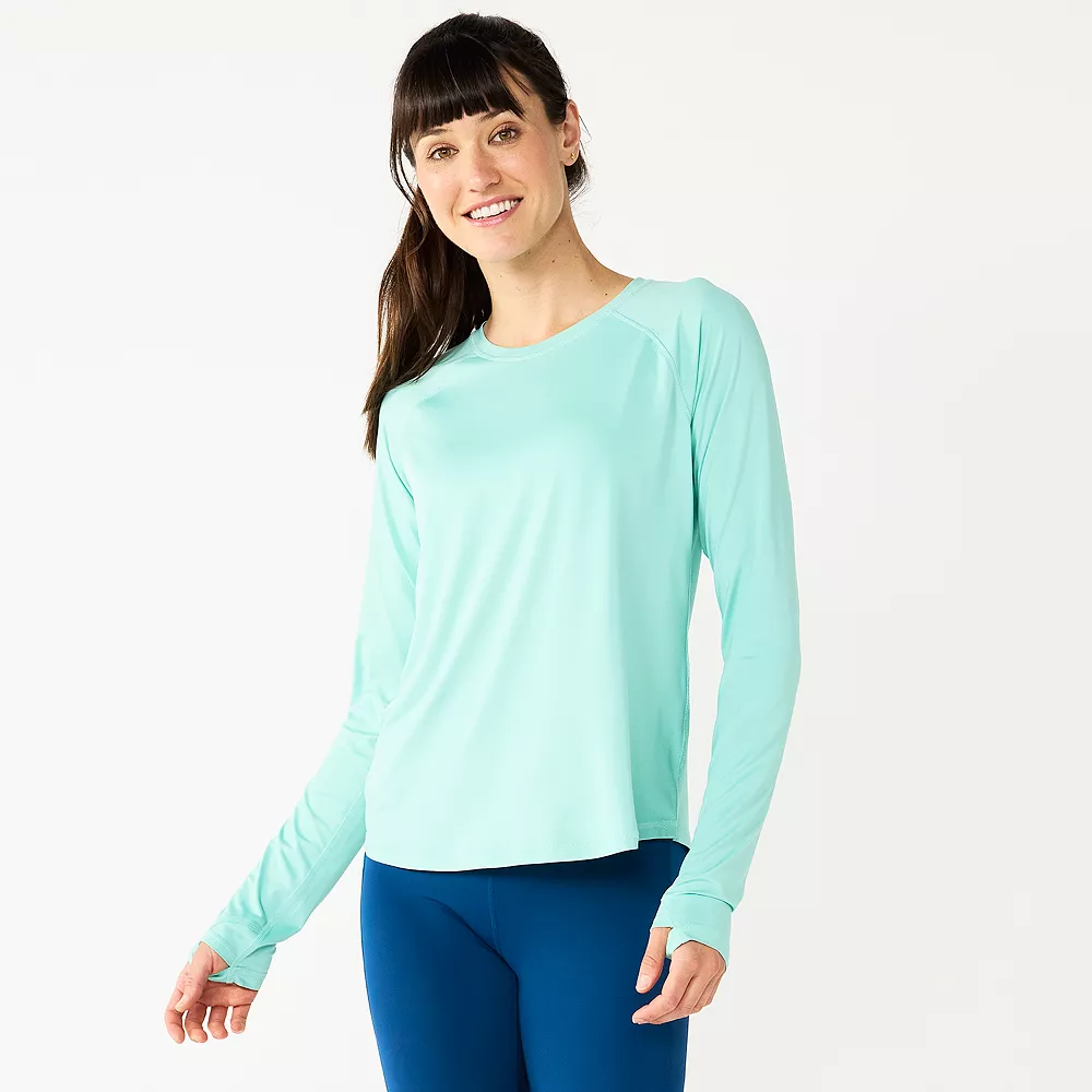 Petite Tek Gear® Performance Long Sleeve Tee - Image 4