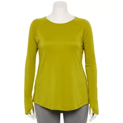 Plus Size Tek Gear® Soft Touch Long-Sleeve Tee