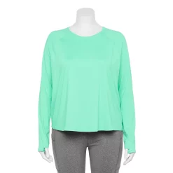 Plus Size Tek Gear® Performance Long Sleeve Tee