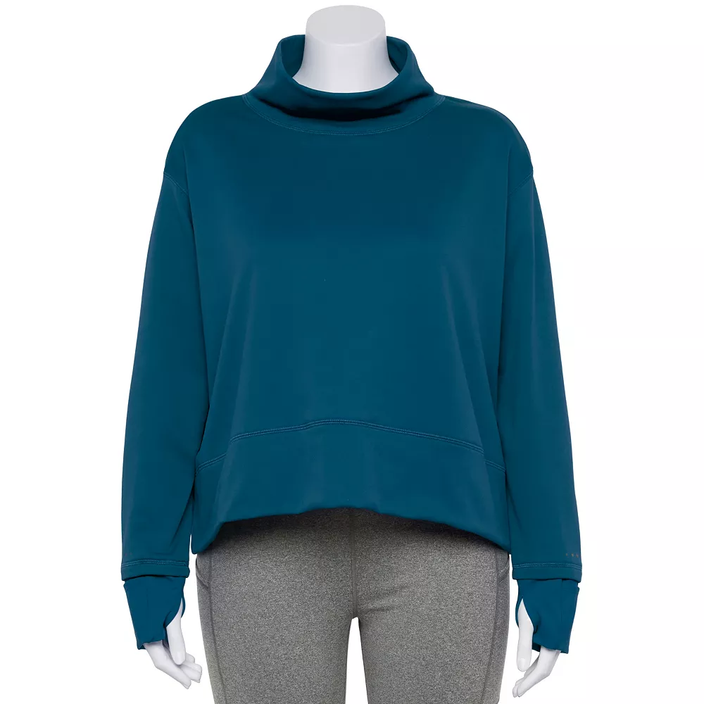 Plus Size Tek Gear® Run Mockneck Long Sleeve Top - Image 3